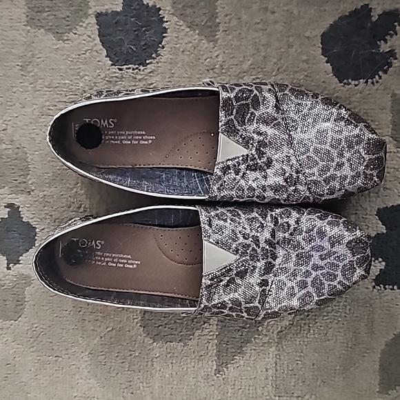 Sparkle Giraffe Toms Alpargata - Picture 2 of 4